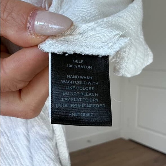 Summer Cold Shoulder Crochet Loose Beach Dress Shoulder High-Low Tunic Top - Picture 3 of 6